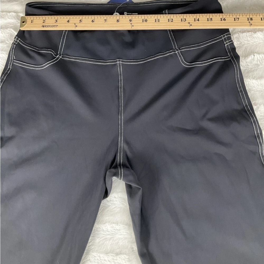 Vooveeya Women’s Black/White 3XL Activewear Stretch Yoga Running Cycling Pants - Picture 7 of 10